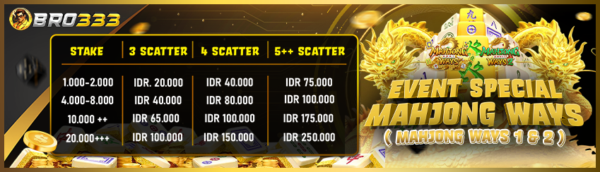EVENT SCATTER MAHJONG WAYS & MAHJONG WAYS 2